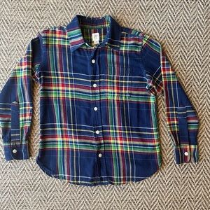 Gap Kids boys size 8 plaid flannel shirt